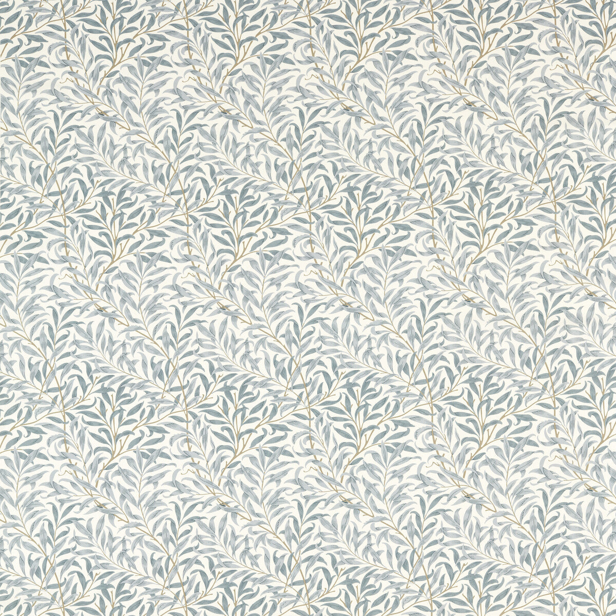 Willow Boughs fabric in mineral color - pattern F1679/02.CAC.0 - by Clarke And Clarke in the Clarke &amp; Clarke William Morris Designs collection
