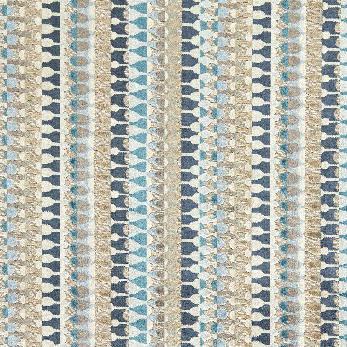 Orpheus fabric in denim color - pattern F1687/01.CAC.0 - by Clarke And Clarke in the Urban collection