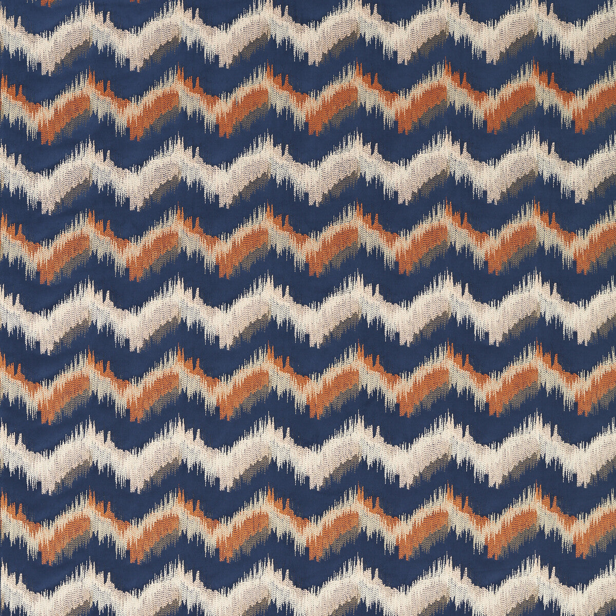 Sagoma fabric in midnight/spice color - pattern F1698/03.CAC.0 - by Clarke And Clarke in the VIvido collection