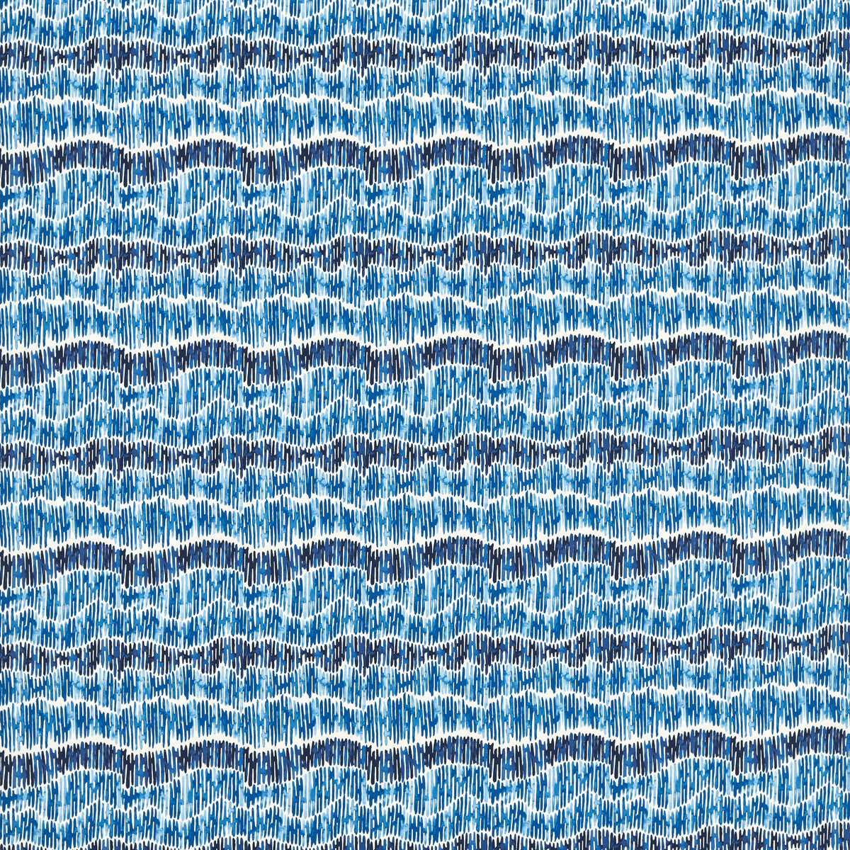 Tidal fabric in marine color - pattern number F1732/01.CAC.0 - by Clarke And Clarke in the Clarke &amp; Clarke Marina collection