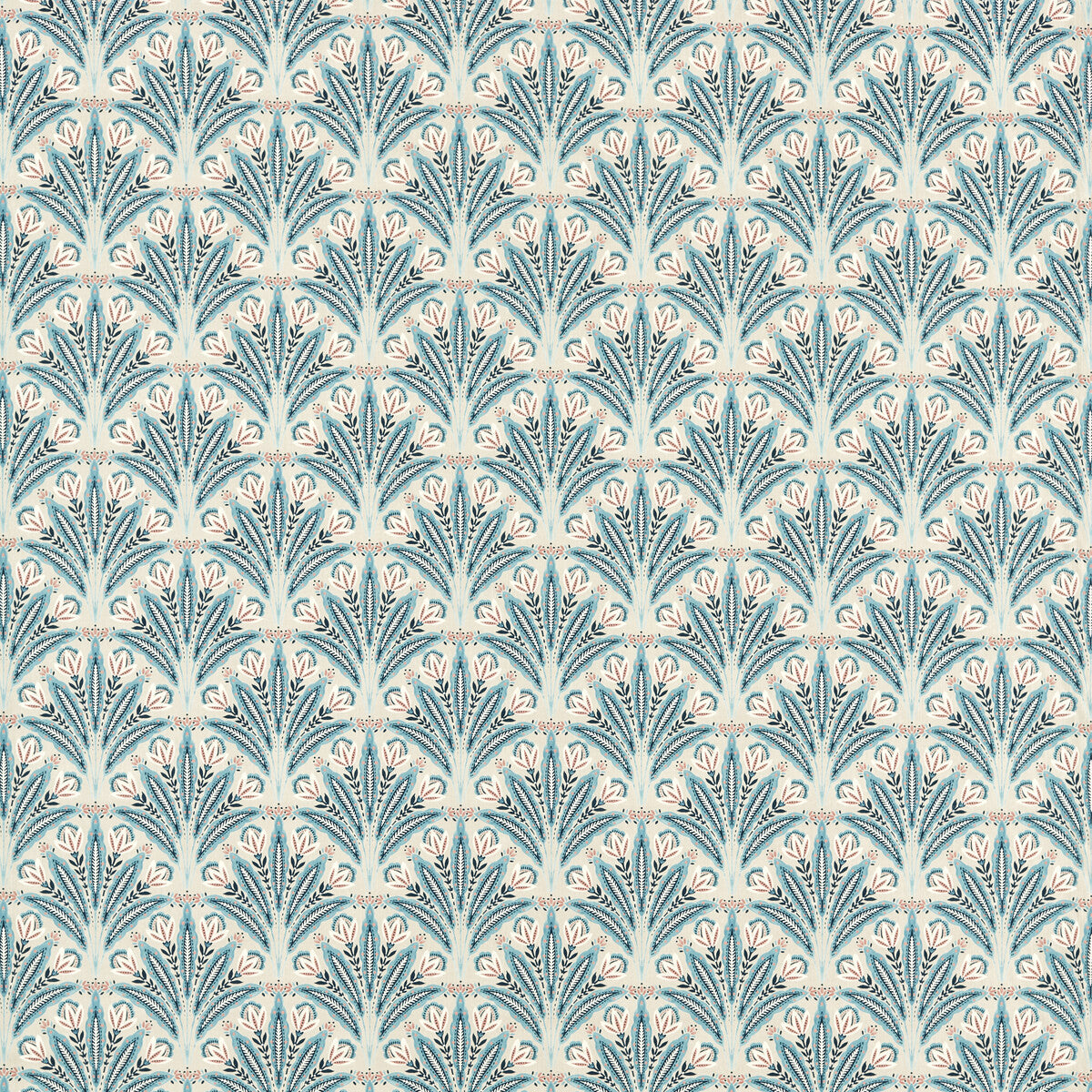Attingham fabric in mineral color - pattern number F1734/03.CAC.0 - by Clarke And Clarke in the Clarke &amp; Clarke Secret Garden collection