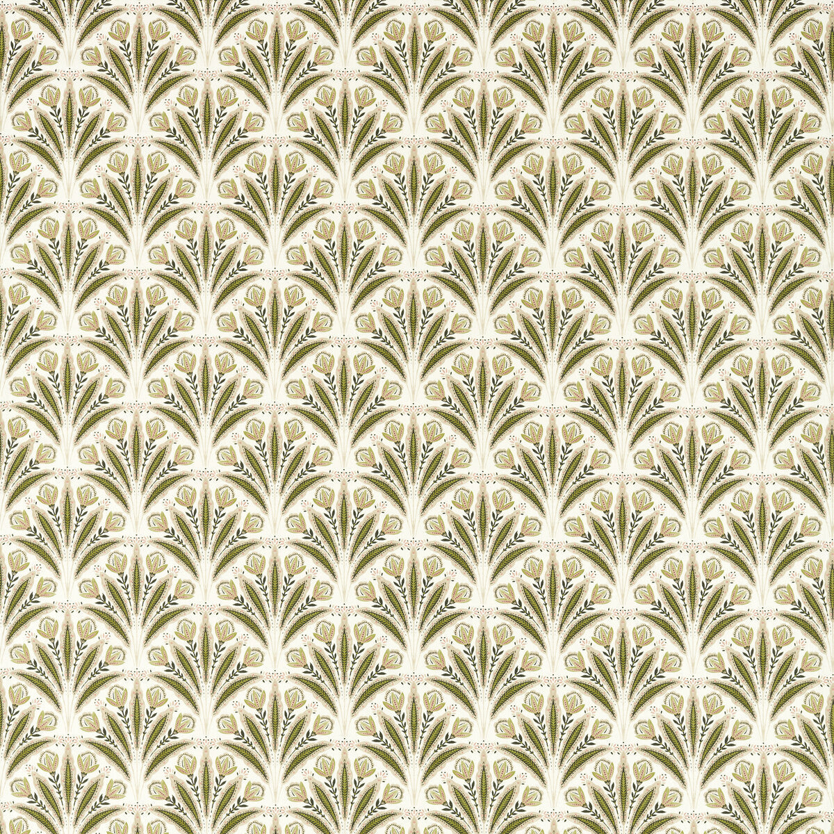 Attingham fabric in sage blush color - pattern number F1734/04.CAC.0 - by Clarke And Clarke in the Clarke &amp; Clarke Secret Garden collection