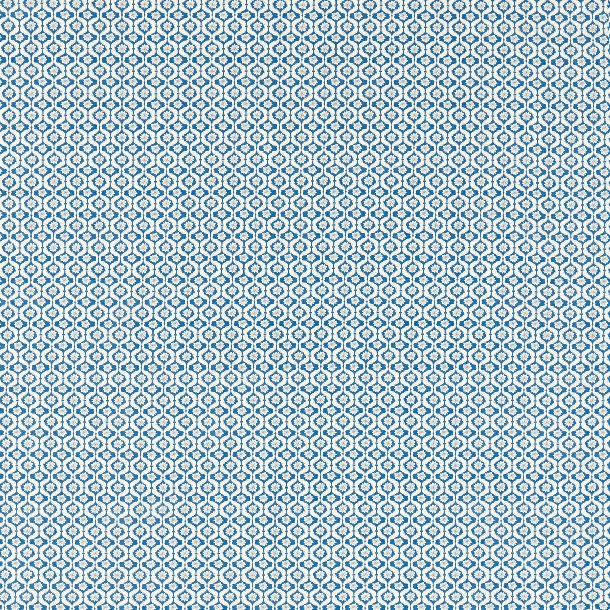Giverny fabric in cobalt color - pattern number F1735/01.CAC.0 - by Clarke And Clarke in the Clarke &amp; Clarke Secret Garden collection