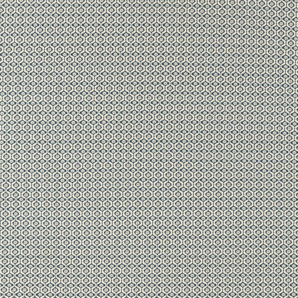 Giverny fabric in midnight color - pattern number F1735/02.CAC.0 - by Clarke And Clarke in the Clarke &amp; Clarke Secret Garden collection