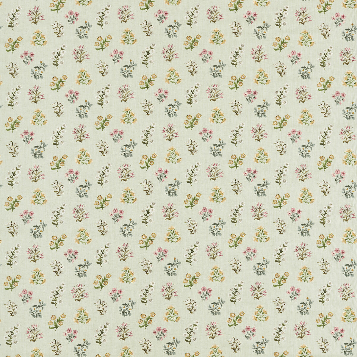 Leiden fabric in blush sage color - pattern number F1736/02.CAC.0 - by Clarke And Clarke in the Clarke &amp; Clarke Secret Garden collection
