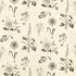 Roseraie fabric in charcoal color - pattern number F1738/02.CAC.0 - by Clarke And Clarke in the Clarke & Clarke Secret Garden collection