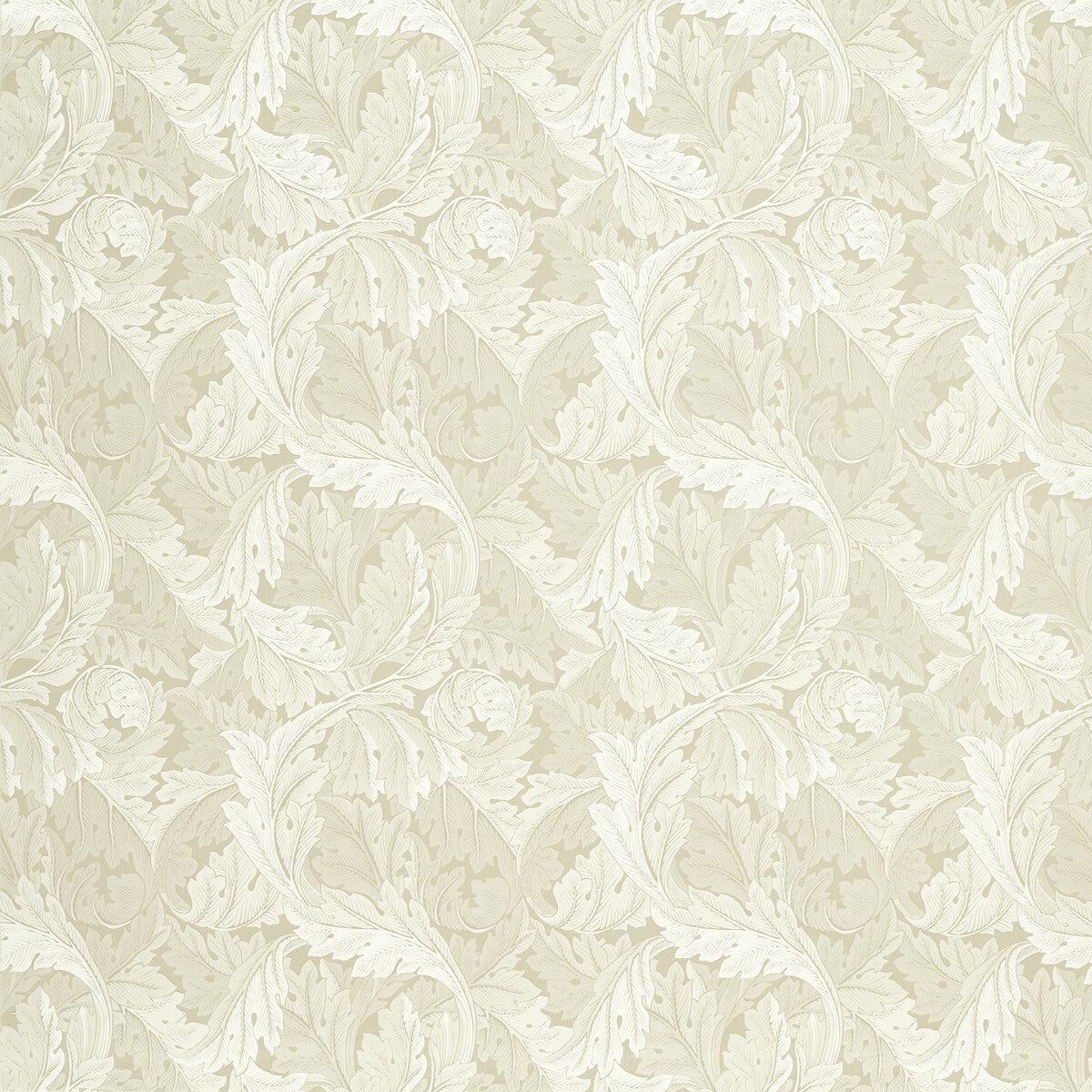 Acanthus Jacquard fabric in linen color - pattern number F1740/03.CAC.0 - by Clarke And Clarke in the Clarke &amp; Clarke William Morris Weaves collection