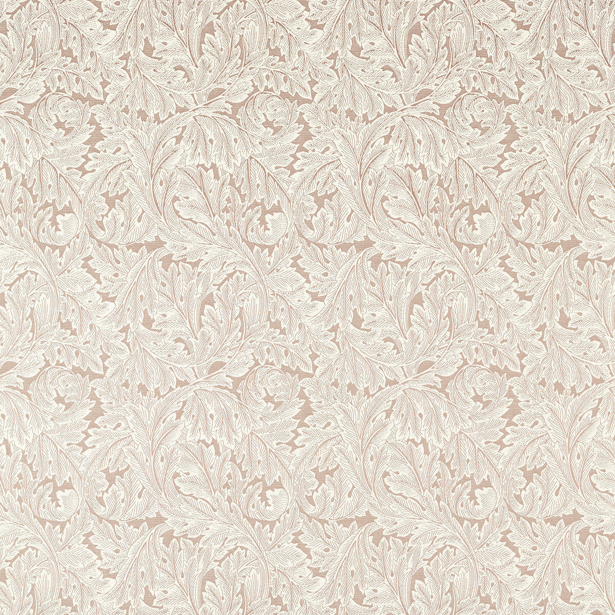 Acanthus Weave fabric in blush color - pattern number F1741/01.CAC.0 - by Clarke And Clarke in the Clarke &amp; Clarke William Morris Weaves collection