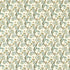 Golden Lily Embroidery fabric in linen teal color - pattern number F1742/03.CAC.0 - by Clarke And Clarke in the Clarke & Clarke William Morris Weaves collection