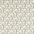 Golden Lily Embroidery fabric in plum denim color - pattern number F1742/04.CAC.0 - by Clarke And Clarke in the Clarke & Clarke William Morris Weaves collection