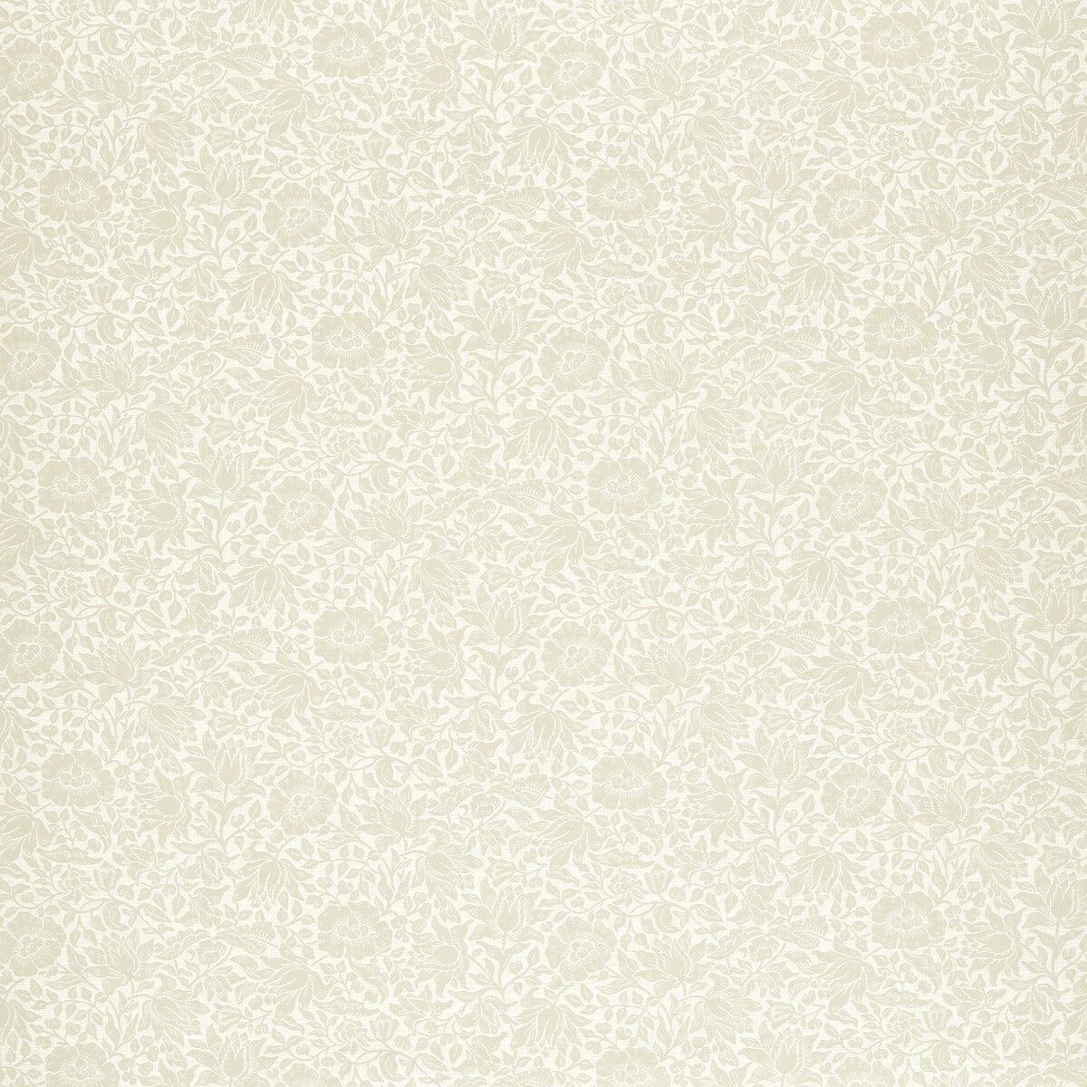 Mallow Weave fabric in linen color - pattern number F1744/02.CAC.0 - by Clarke And Clarke in the Clarke &amp; Clarke William Morris Weaves collection