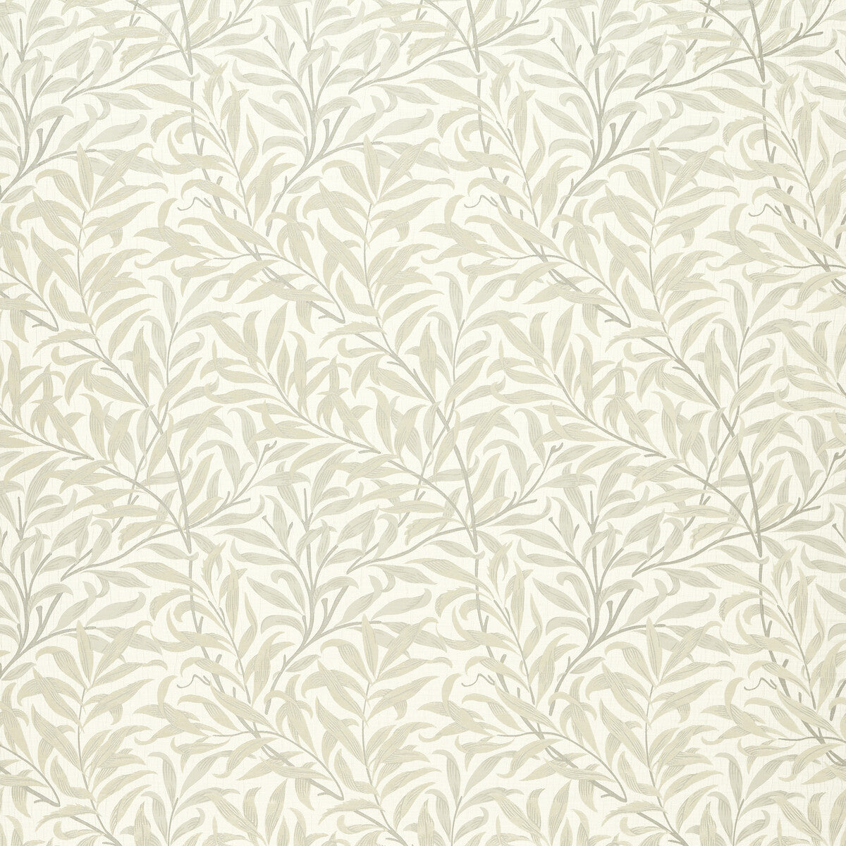 Willow Boughs Jacquard fabric in linen color - pattern number F1747/02.CAC.0 - by Clarke And Clarke in the Clarke &amp; Clarke William Morris Weaves collection
