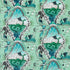 Highlandia Velvet fabric in sage color - pattern number F1752/03.CAC.0 - by Clarke And Clarke in the Mythica By Emma J Shipley For C&C collection