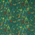 Quetzal Velvet fabric in teal color - pattern number F1759/02.CAC.0 - by Clarke And Clarke in the Mythica By Emma J Shipley For C&C collection
