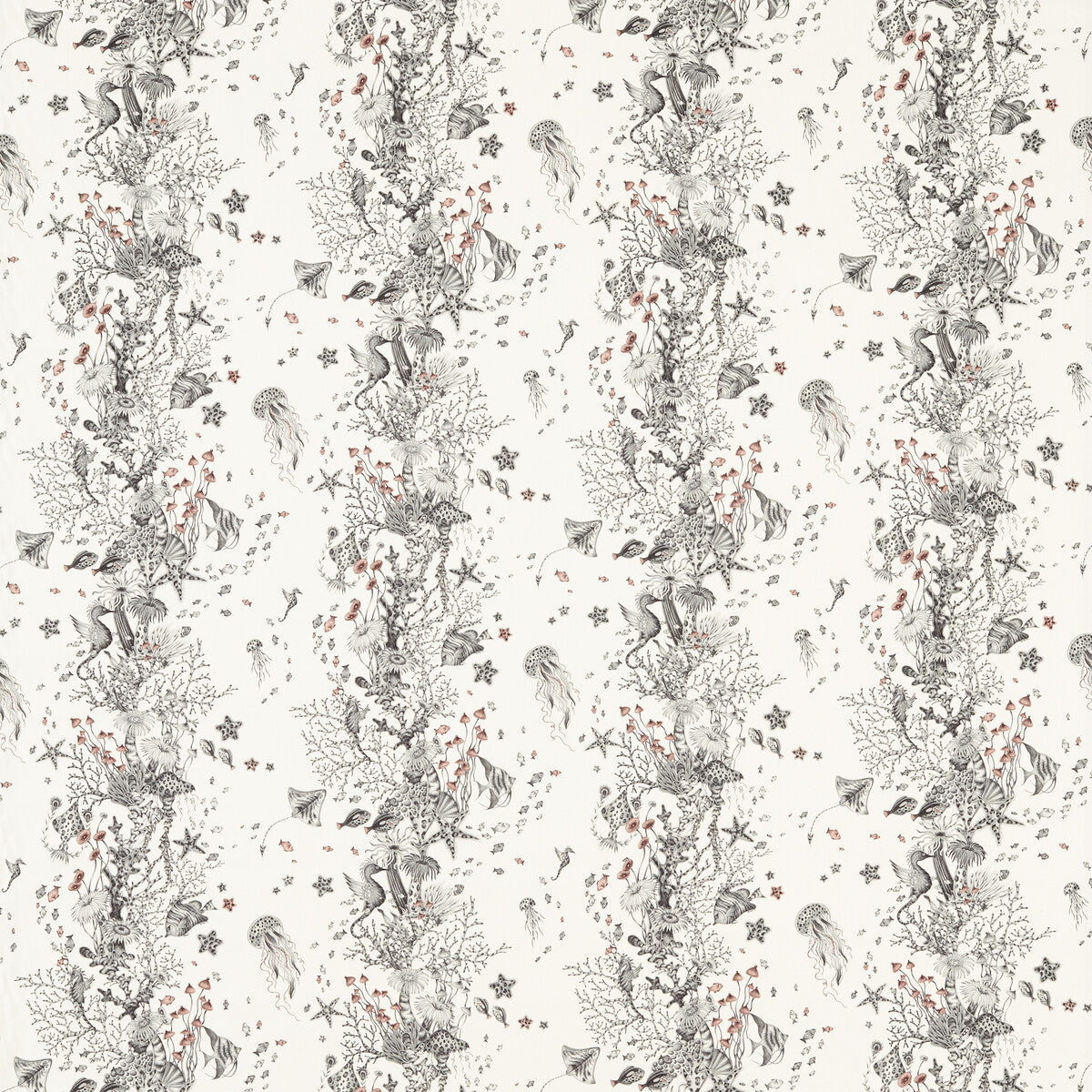 Seaforest fabric in mono color - pattern number F1760/03.CAC.0 - by Clarke And Clarke in the Mythica By Emma J Shipley For C&amp;C collection