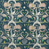 Wonder World Velvet fabric in teal color - pattern number F1764/02.CAC.0 - by Clarke And Clarke in the Mythica By Emma J Shipley For C&C collection