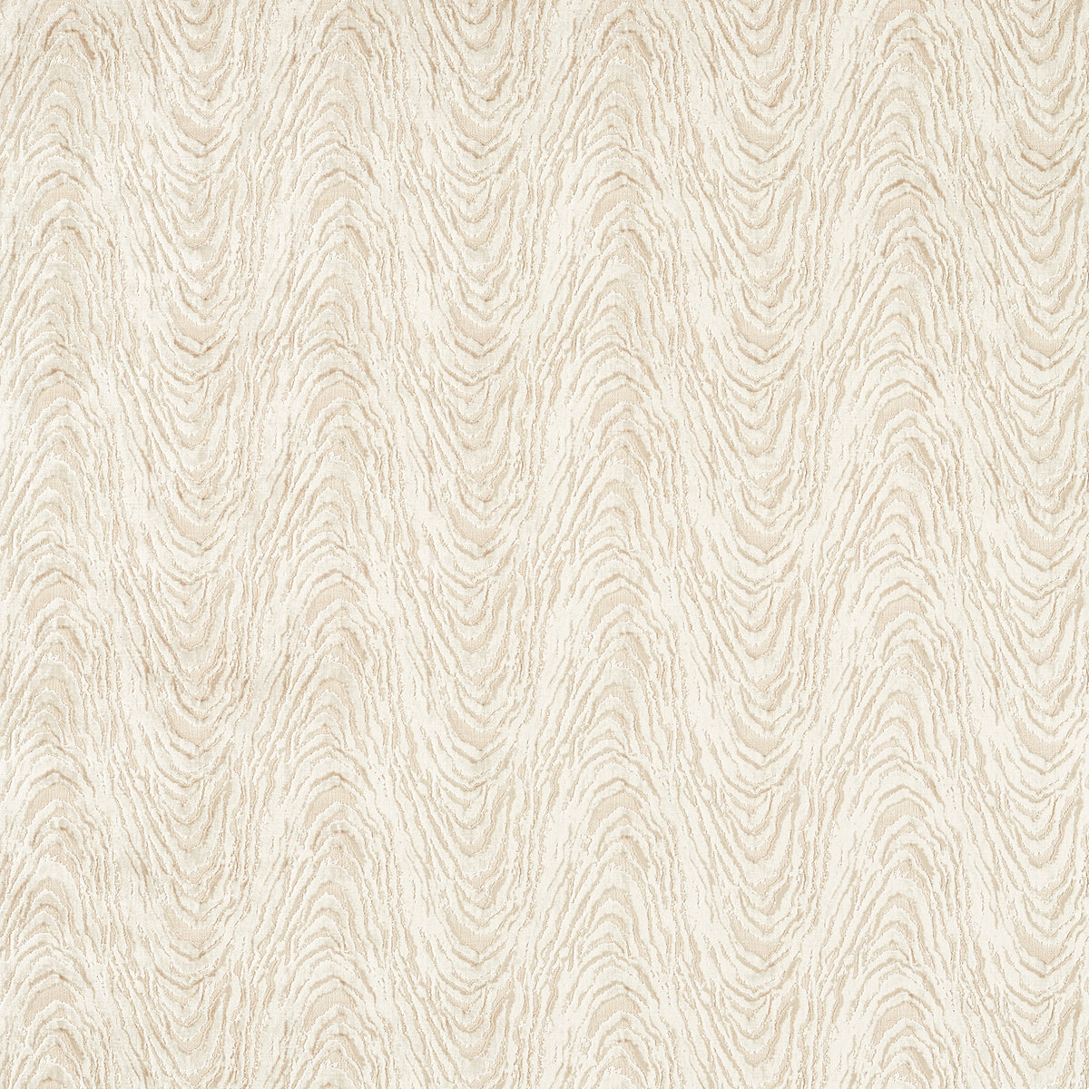 Delvoye Velvet fabric in Linen color - pattern number F1765/02.CAC.0 - by Clarke And Clarke in the Metropolitan collection