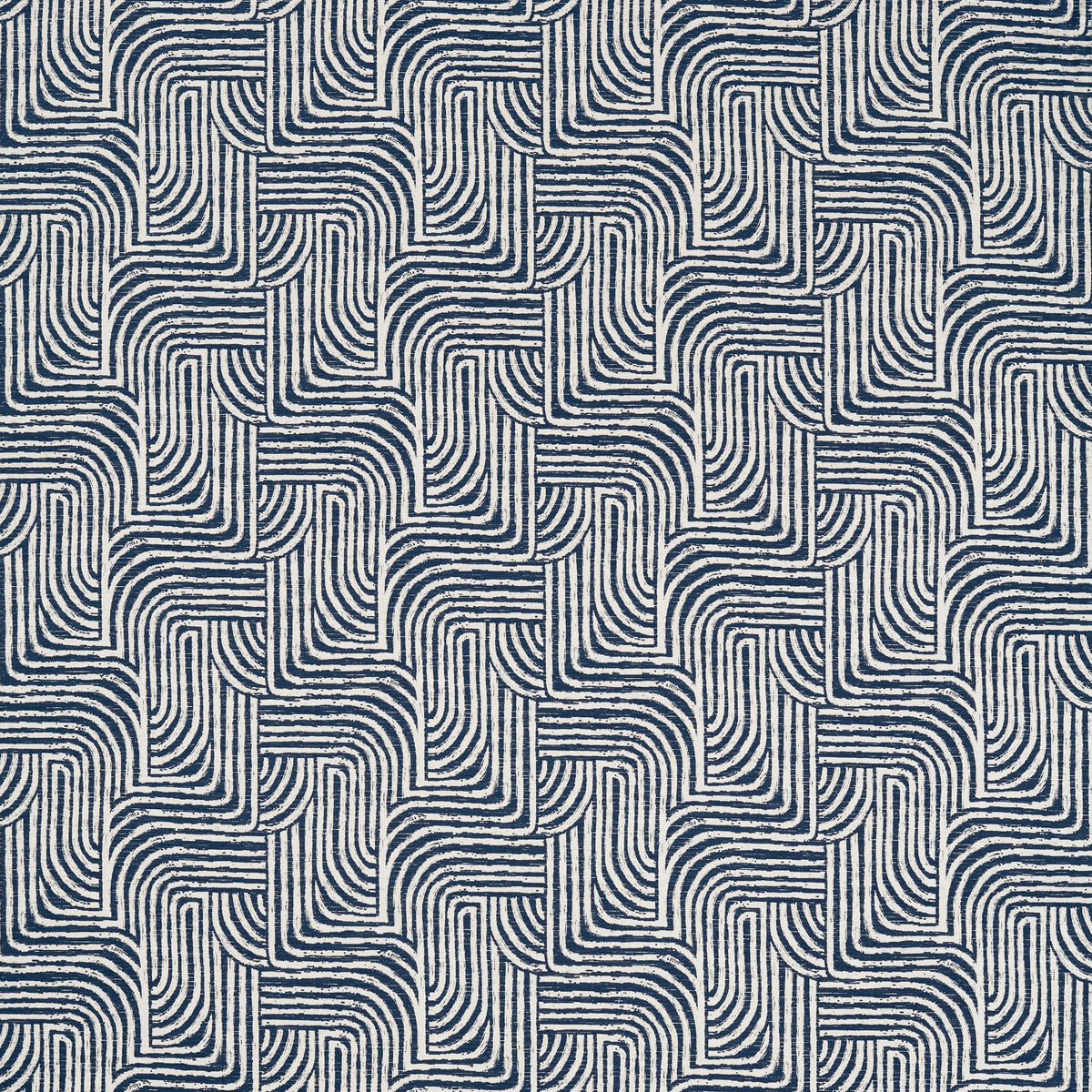 Gormley Jacquard fabric in Ink color - pattern number F1766/01.CAC.0 - by Clarke And Clarke in the Metropolitan collection