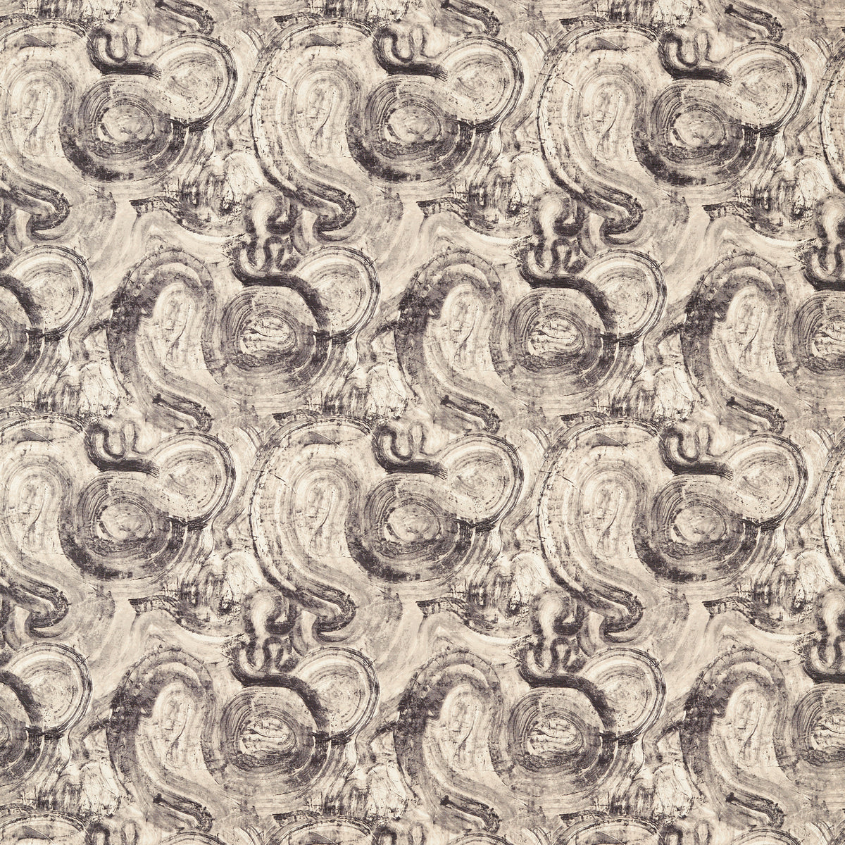 Hatoum Jacquard fabric in Noir color - pattern number F1769/03.CAC.0 - by Clarke And Clarke in the Metropolitan collection