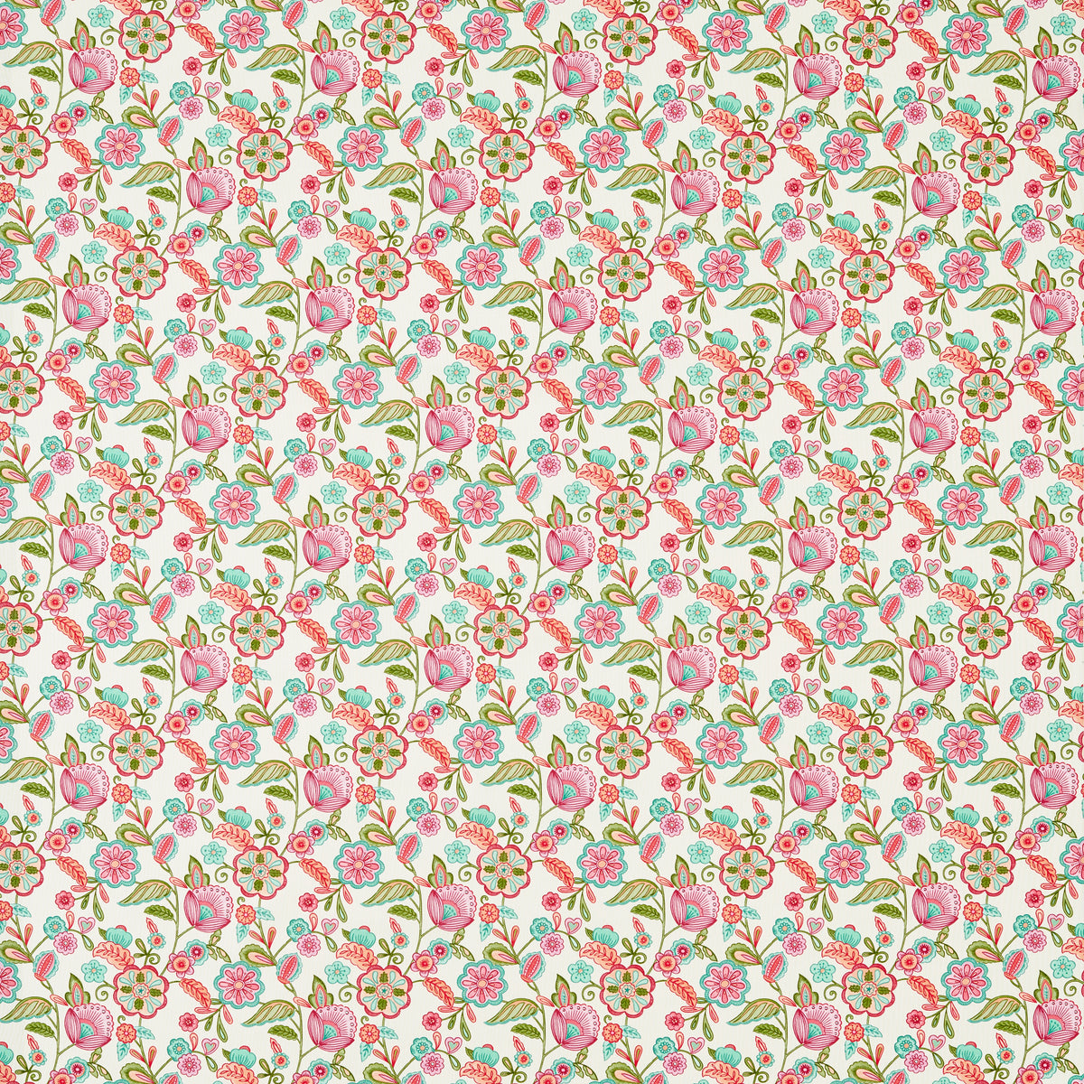 Camellia fabric in Summer color - pattern number F1778/03.CAC.0 - by Clarke And Clarke in the Montage II collection