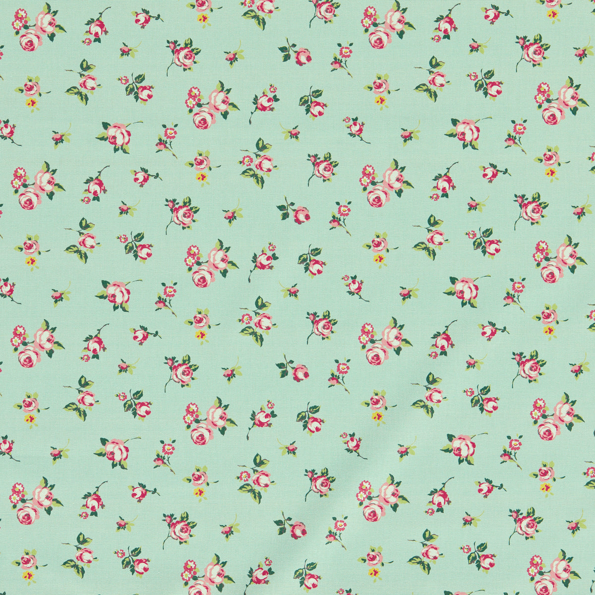 Rosebud fabric in Mineral color - pattern number F1785/03.CAC.0 - by Clarke And Clarke in the Montage II collection