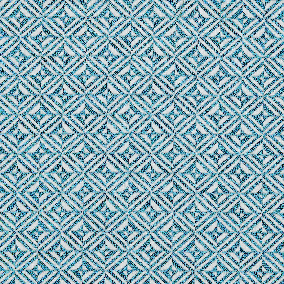 Coronado fabric in Aquamarine color - pattern number F1795/01.CAC.0 - by Clarke And Clarke in the Alfresco Indoor Outdoor Weaves collection