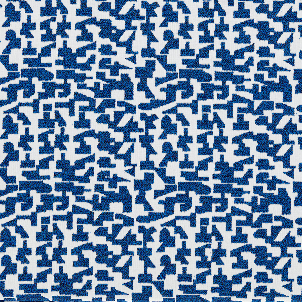 Kaleia fabric in Cobalt color - pattern number F1796/01.CAC.0 - by Clarke And Clarke in the Alfresco Indoor Outdoor Weaves collection