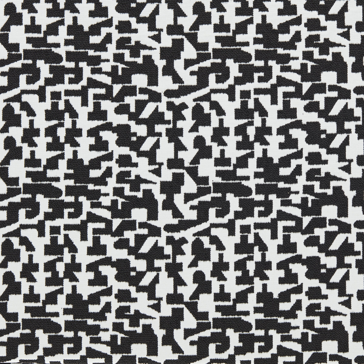 Kaleia fabric in Ebony color - pattern number F1796/03.CAC.0 - by Clarke And Clarke in the Alfresco Indoor Outdoor Weaves collection