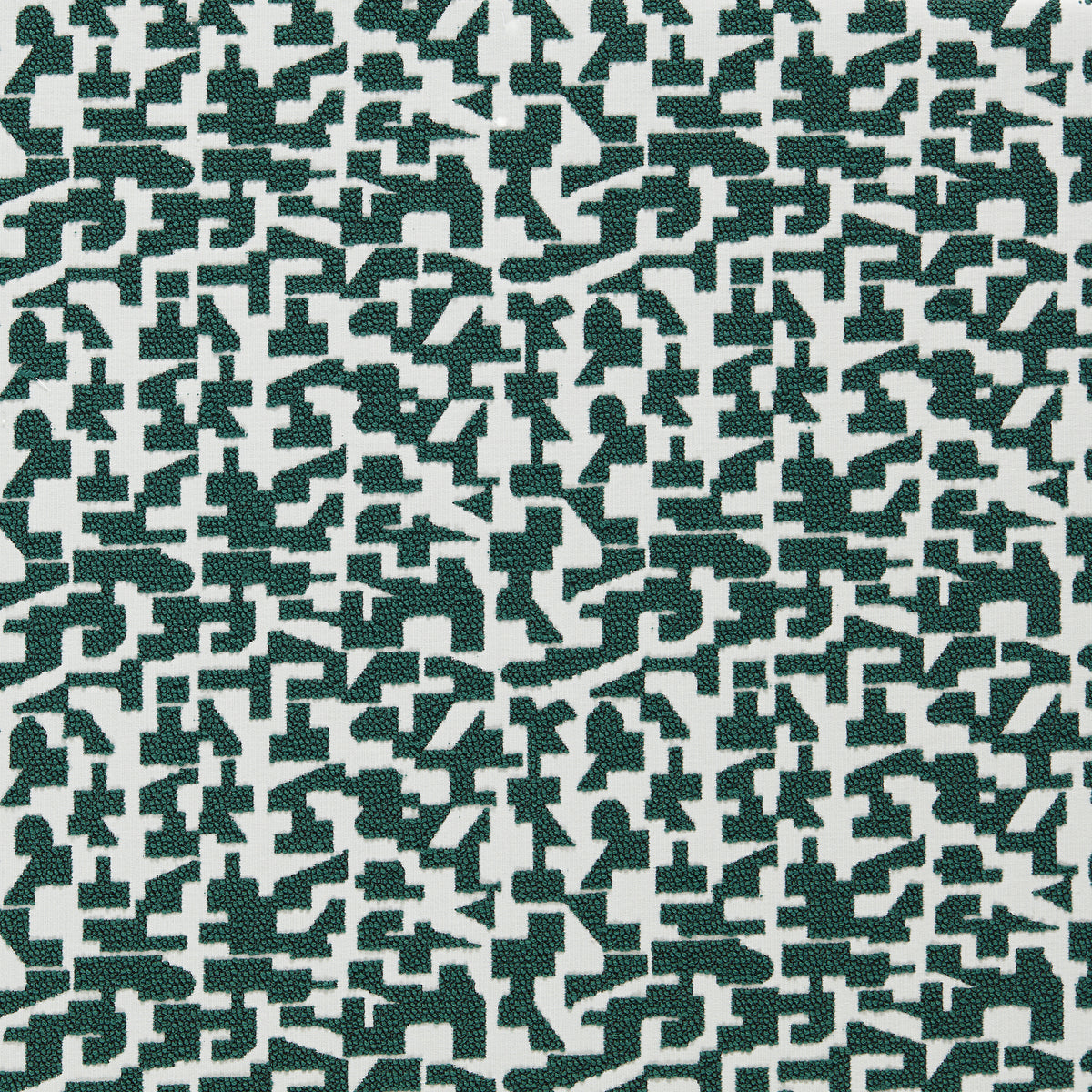 Kaleia fabric in Forest color - pattern number F1796/04.CAC.0 - by Clarke And Clarke in the Alfresco Indoor Outdoor Weaves collection