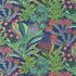 Protea Print fabric in navy color - pattern number F81764 - by Thibaut in the Soleil collection