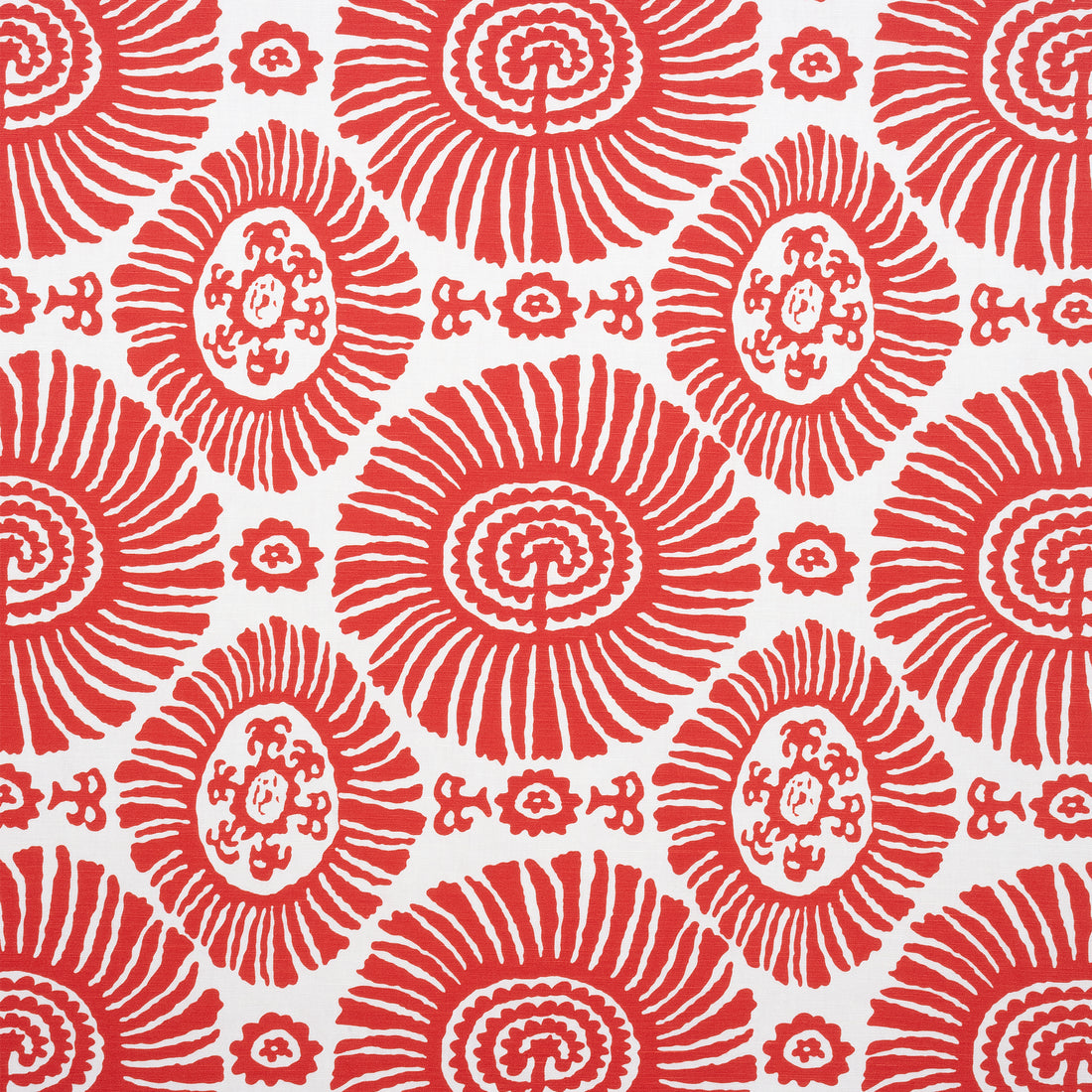 Solis fabric in coral color - pattern number F910080 - by Thibaut in the Tropics collection
