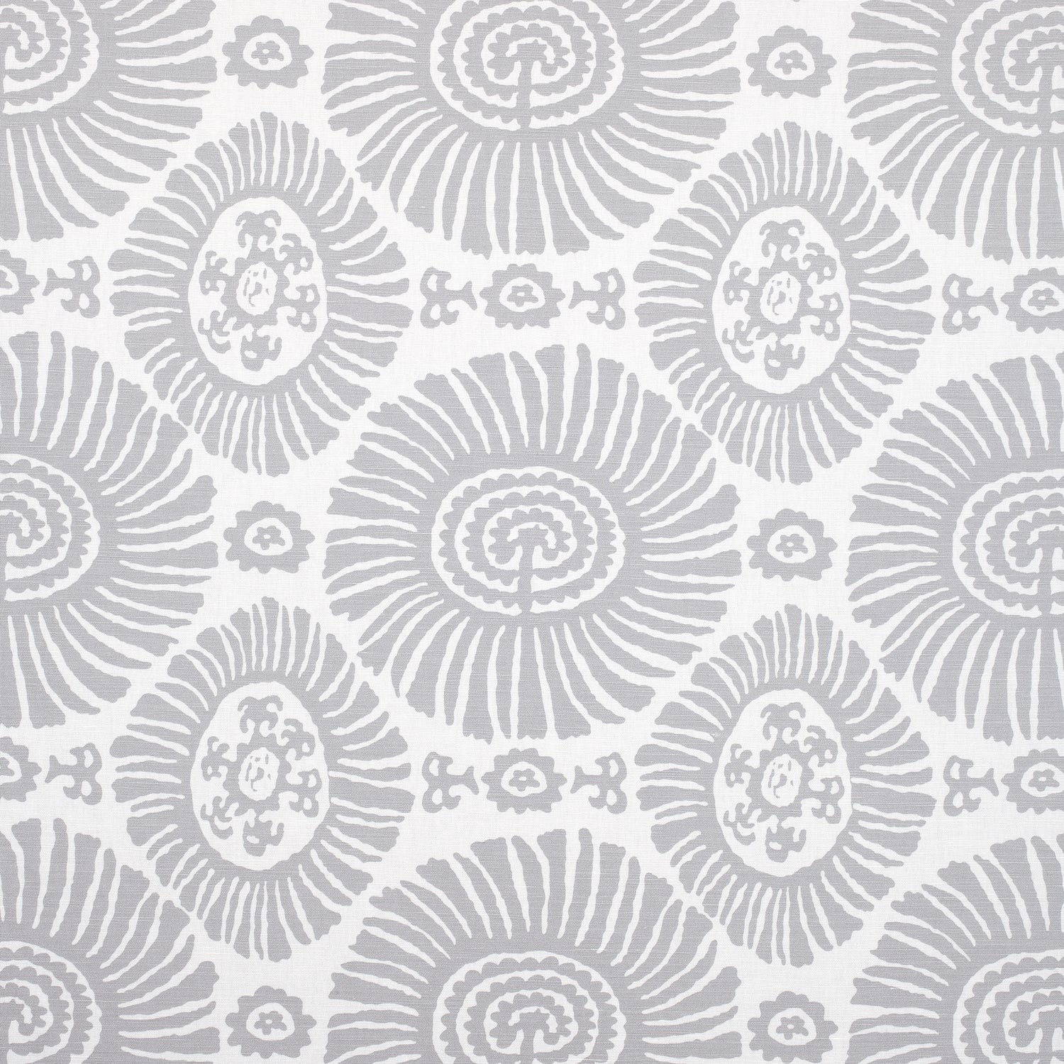 Solis fabric in light grey color - pattern number F910082 - by Thibaut in the Tropics collection