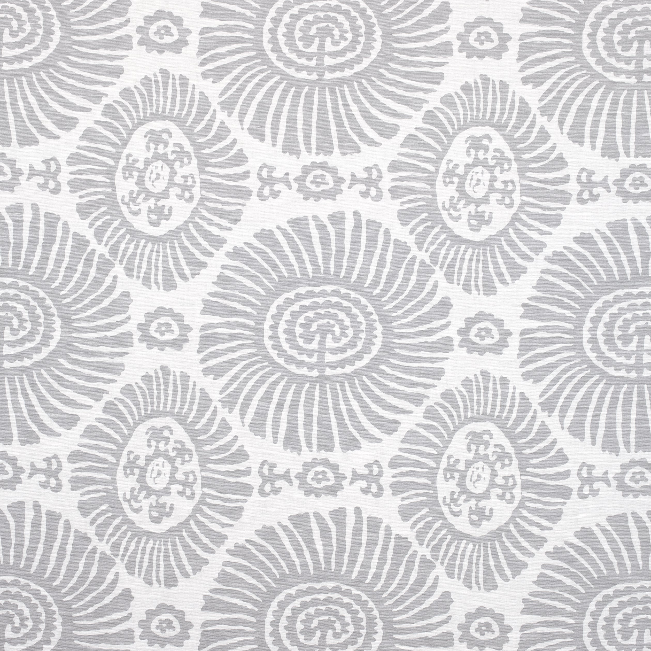 Solis fabric in light grey color - pattern number F910082 - by Thibaut in the Tropics collection