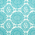 Solis fabric in turquoise color - pattern number F910085 - by Thibaut in the Tropics collection