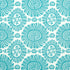 Solis fabric in turquoise color - pattern number F910085 - by Thibaut in the Tropics collection