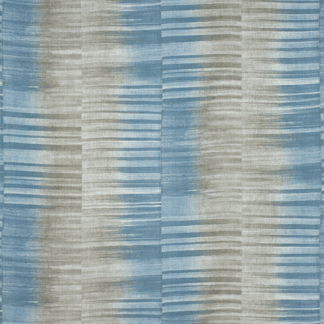 Mekong Stripe fabric in spa blue and beige color - pattern number F910092 - by Thibaut in the Tropics collection
