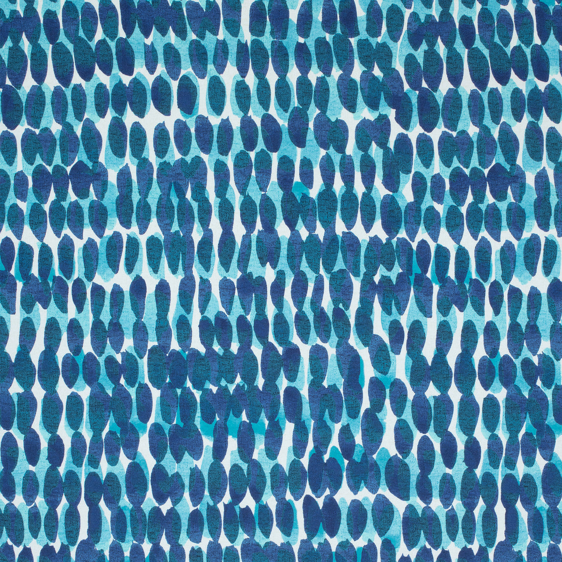Rain Water fabric in blue and turquoise color - pattern number F910093 - by Thibaut in the Tropics collection
