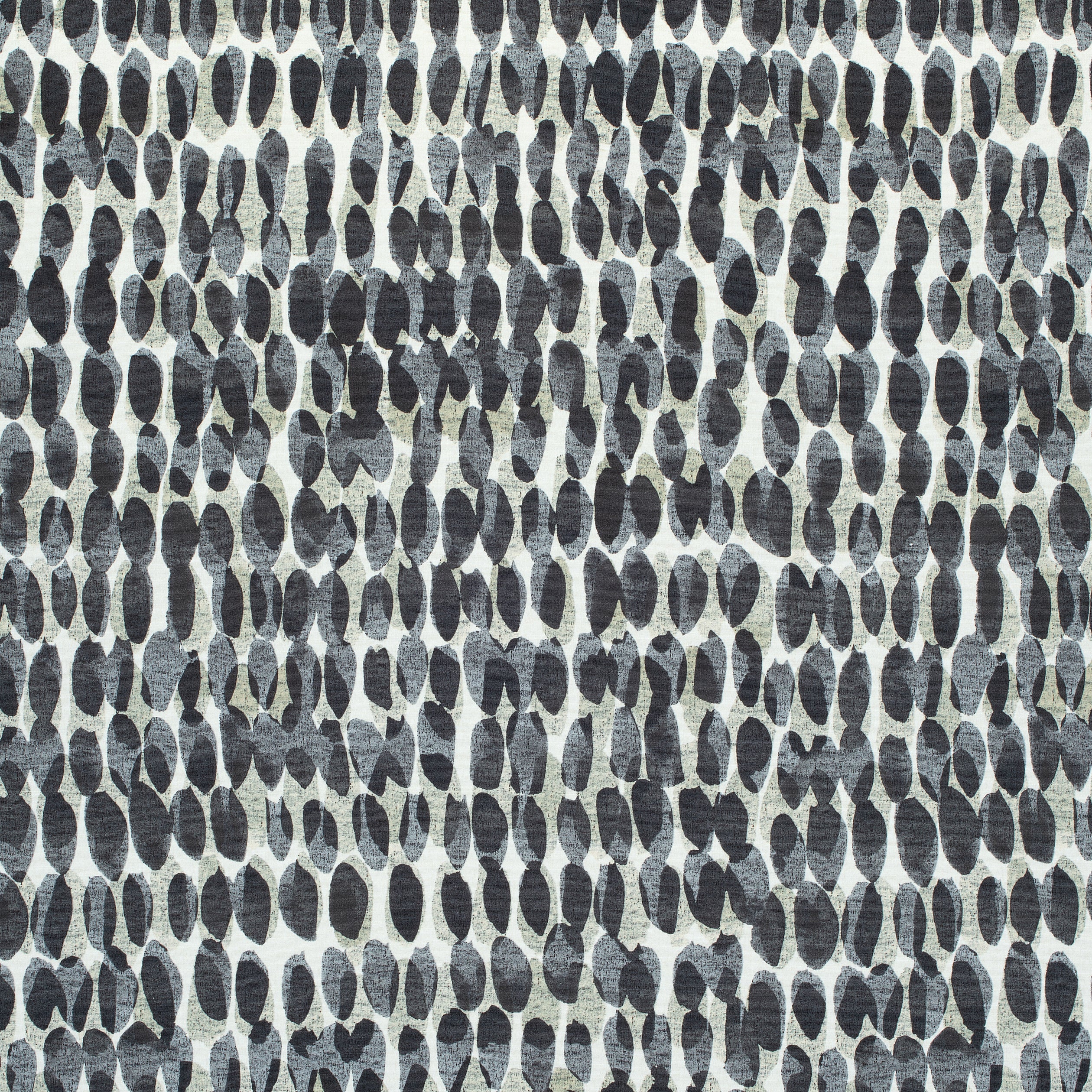 Rain Water fabric in black color - pattern number F910097 - by Thibaut in the Tropics collection