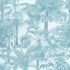 Palm Botanical fabric in spa blue color - pattern number F910104 - by Thibaut in the Tropics collection