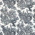 Marine Coral fabric in black color - pattern number F910123 - by Thibaut in the Tropics collection