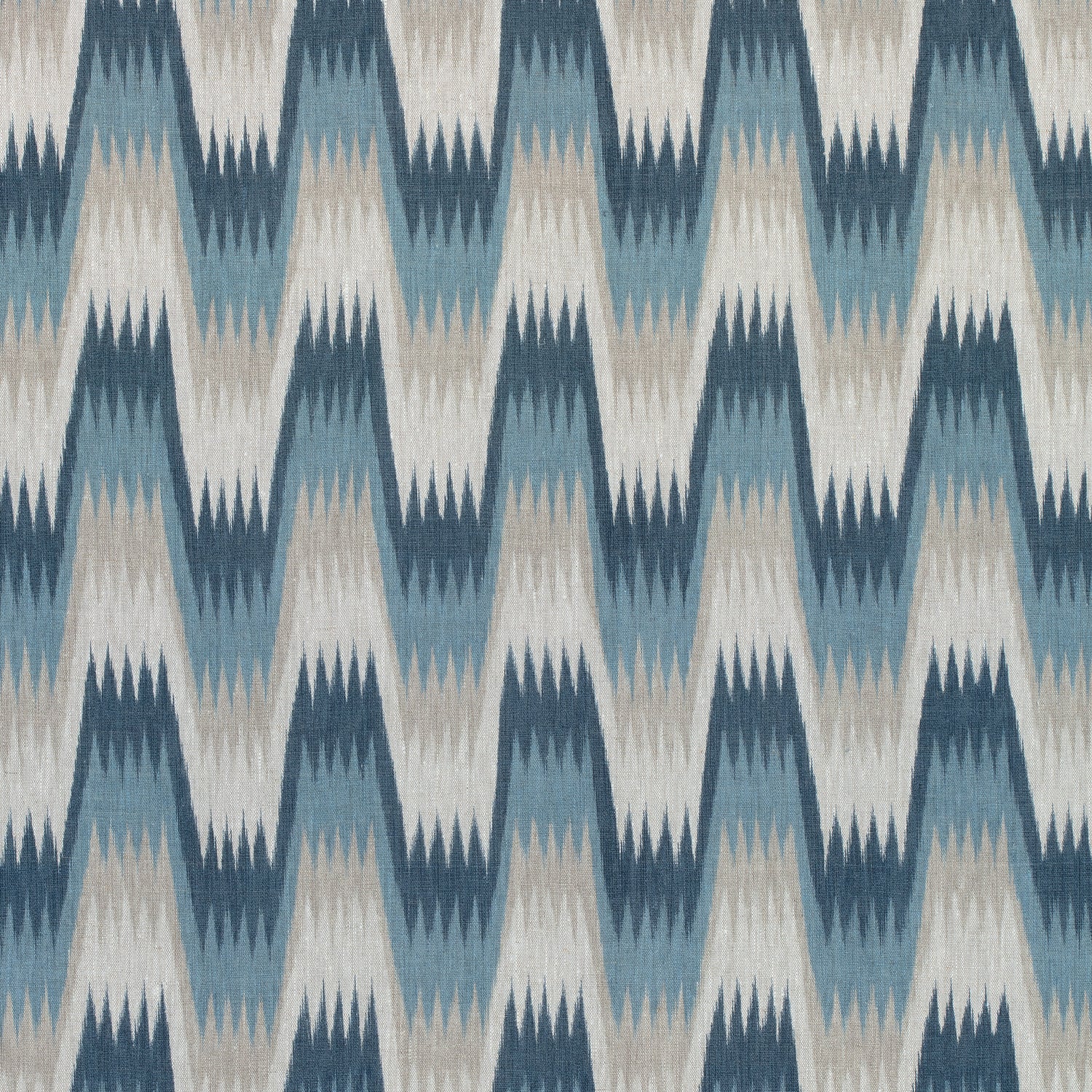 Stockholm Chevron fabric in slate blue color - pattern number F910241 - by Thibaut in the Colony collection