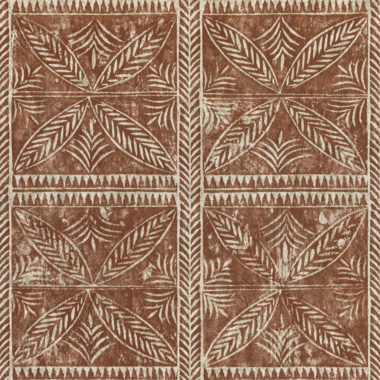 Timbuktu fabric in tobacco color - pattern number F910252 - by Thibaut in the Colony collection