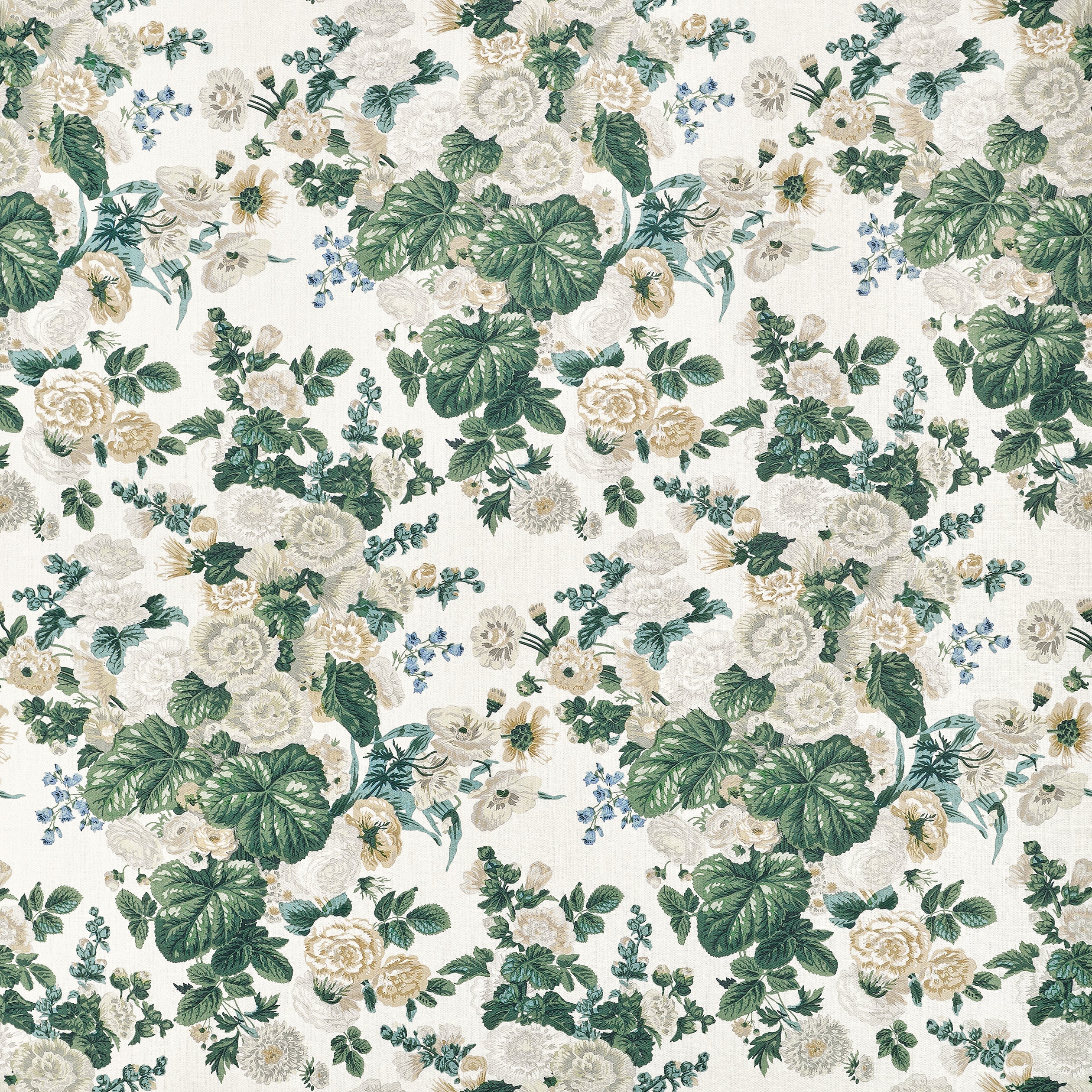 Hidcote fabric in white color - pattern number F910510 - by Thibaut in the Boxwood collection