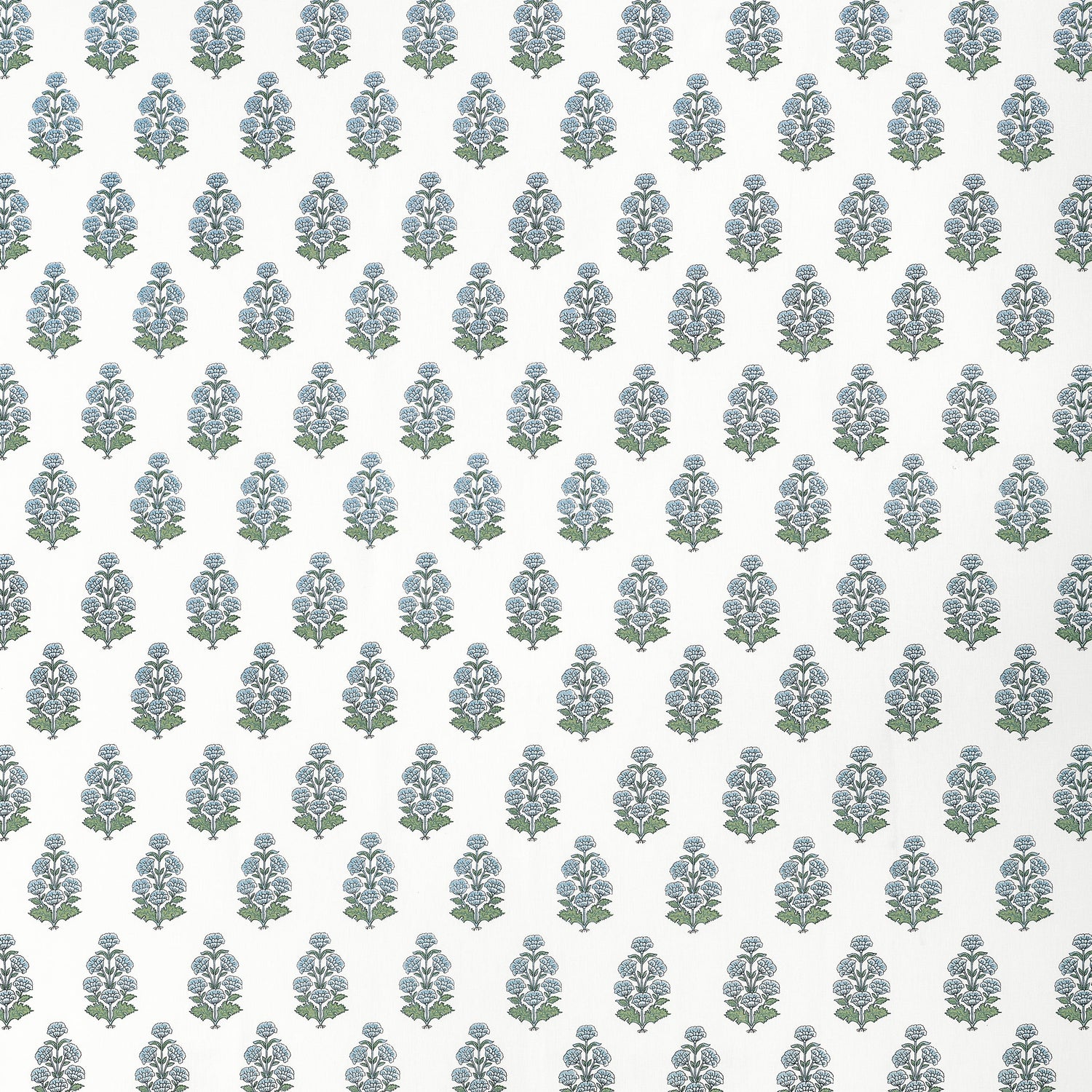 Audrey fabric in blue color - pattern number F910521 - by Thibaut in the Boxwood collection