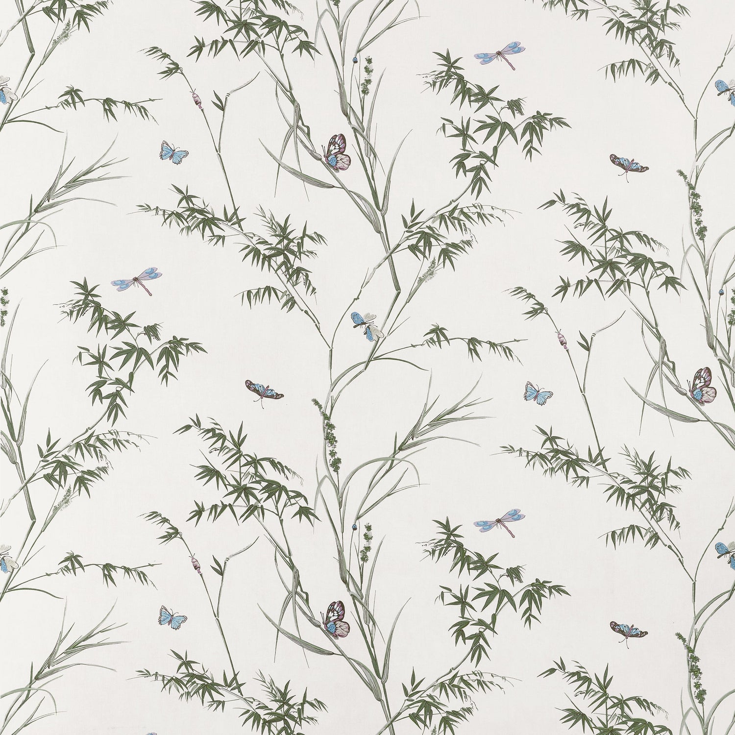 Virginia fabric in beige and sage color - pattern number F910526 - by Thibaut in the Boxwood collection