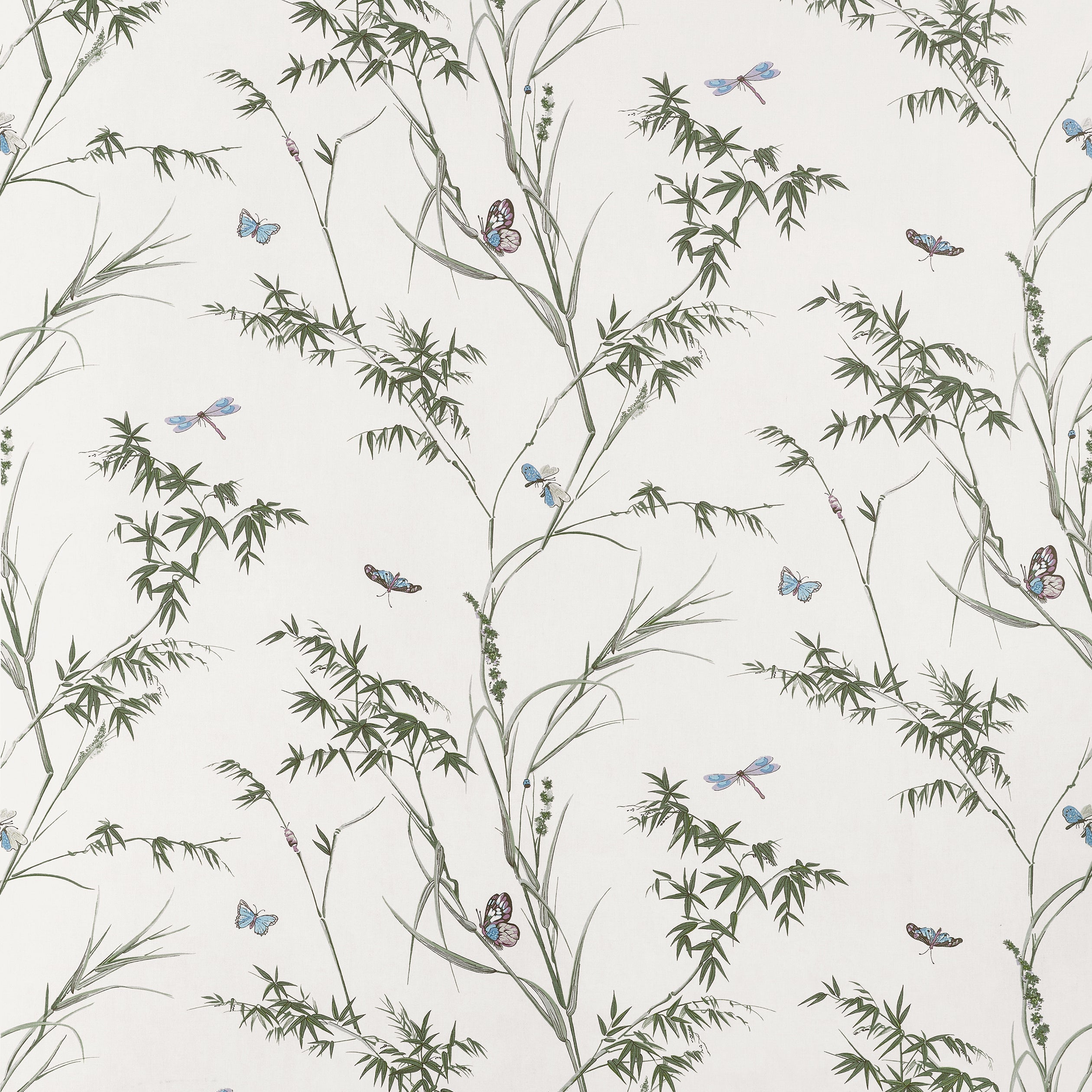 Virginia fabric in beige and sage color - pattern number F910526 - by Thibaut in the Boxwood collection