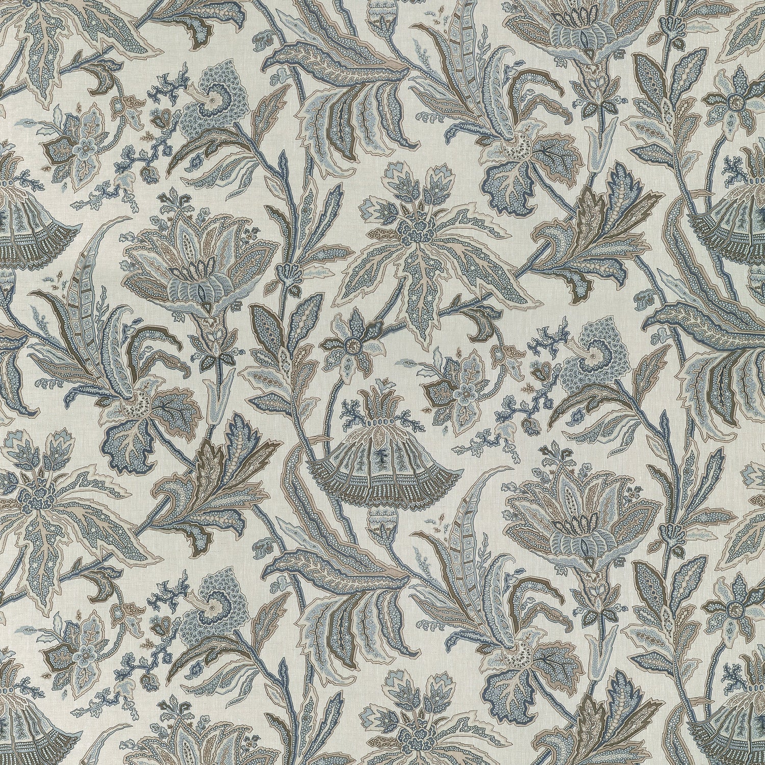 Breckenridge fabric in grey and beige color - pattern number F910543 - by Thibaut in the Boxwood collection