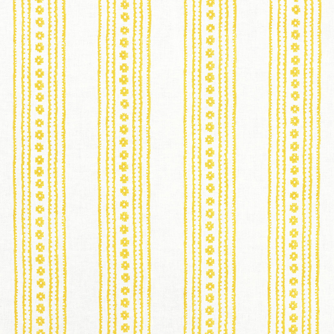 New Haven Stripe fabric in yellow color - pattern number F910610 - by Thibaut in the Ceylon collection