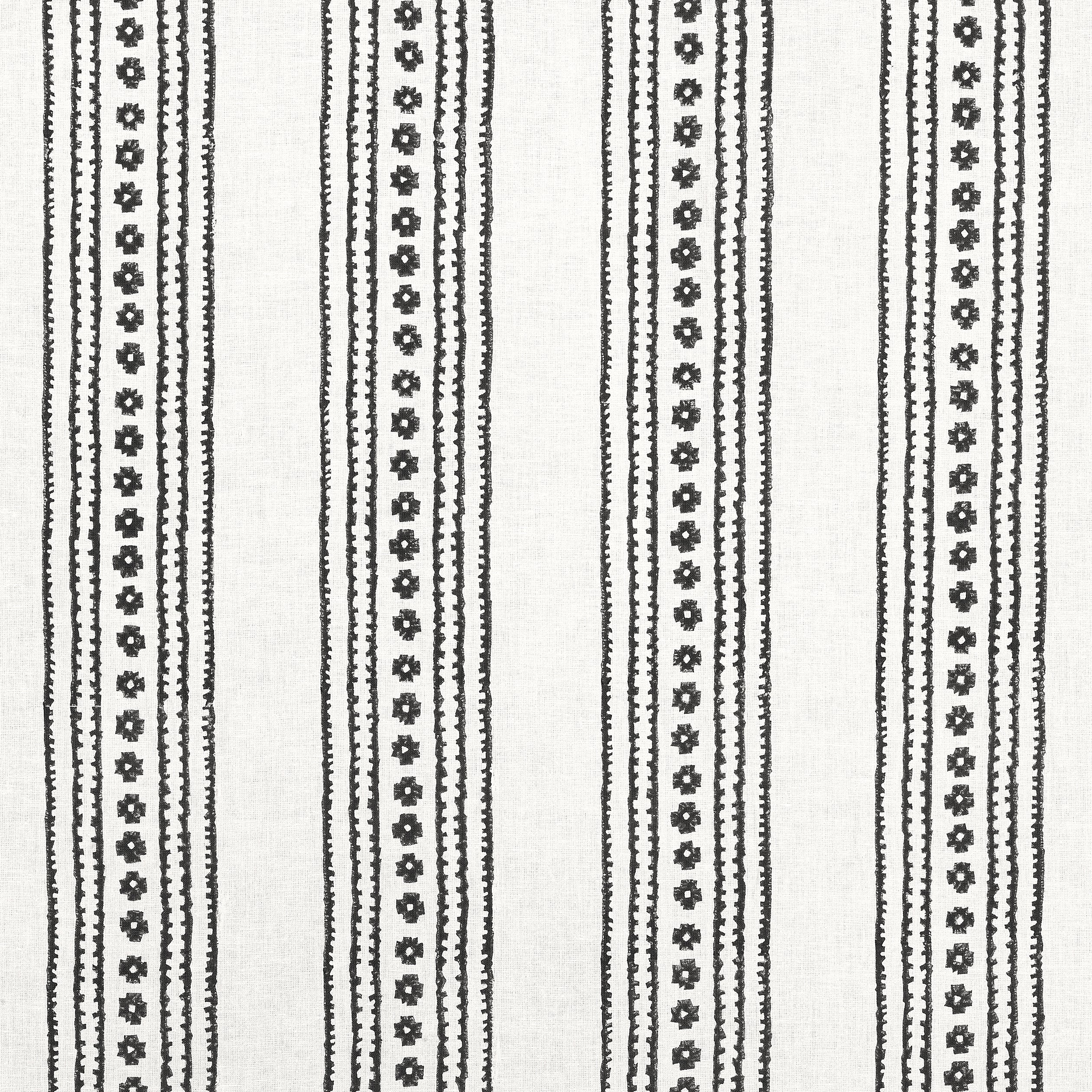 New Haven Stripe fabric in black color - pattern number F910611 - by Thibaut in the Ceylon collection