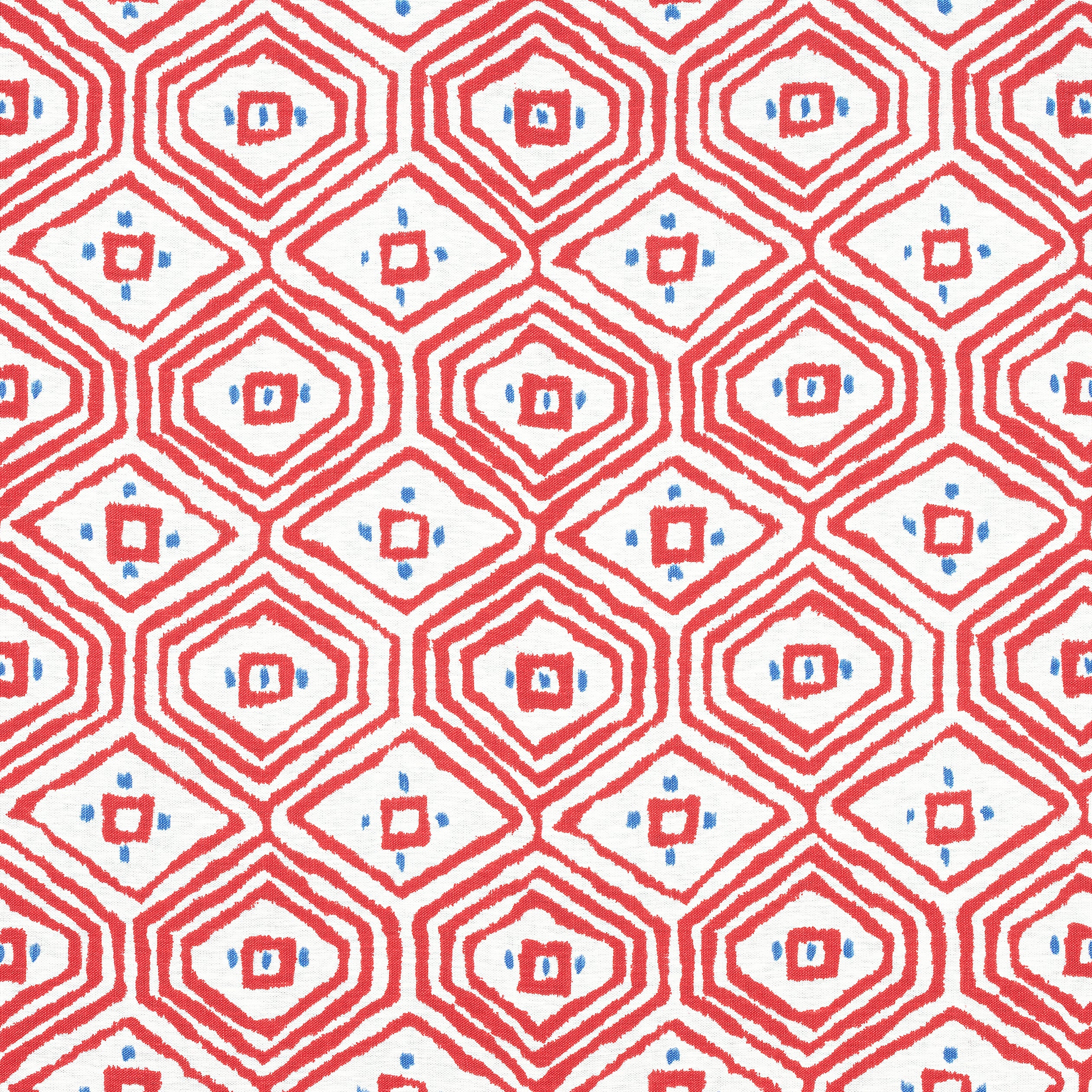 Pass-A-Grille fabric in red color - pattern number F910614 - by Thibaut in the Ceylon collection